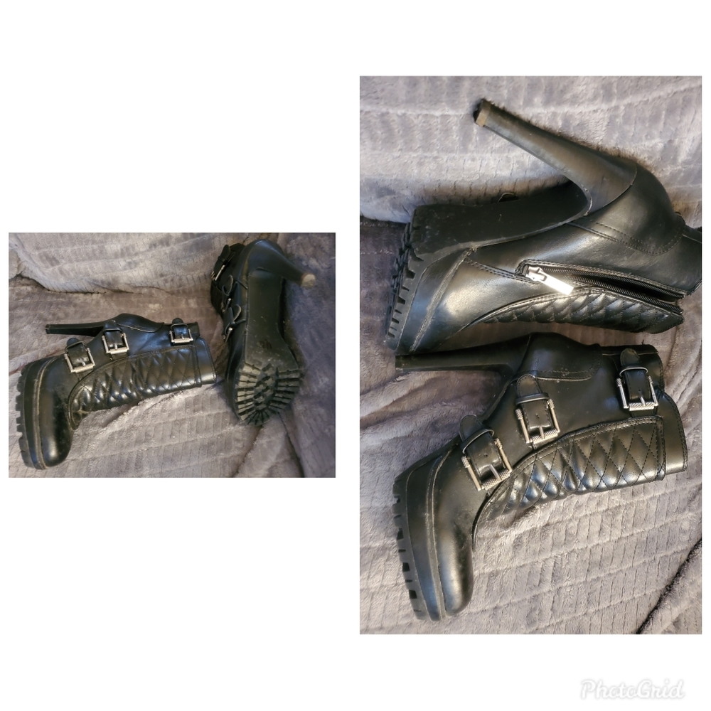 Nine west black boots
